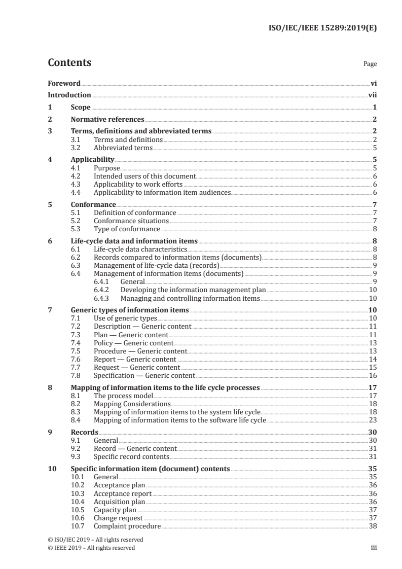 ISO/IEC/IEEE 15289:2019 ISO/IEC/IEEE 15289:2019 - Systems and software engineering — Content of life-cycle information items (documentation)
Released:7/23/2019 - Page 3 preview