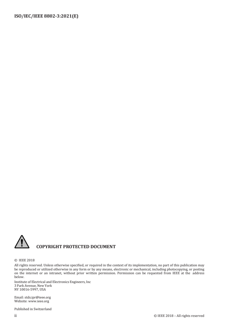 ISO/IEC/IEEE 8802-3:2021 ISO/IEC/IEEE 8802-3:2021 - Telecommunications and exchange between information technology systems — Requirements for local and metropolitan area networks — Part 3: Standard for Ethernet/23/2021 - Page 2 preview