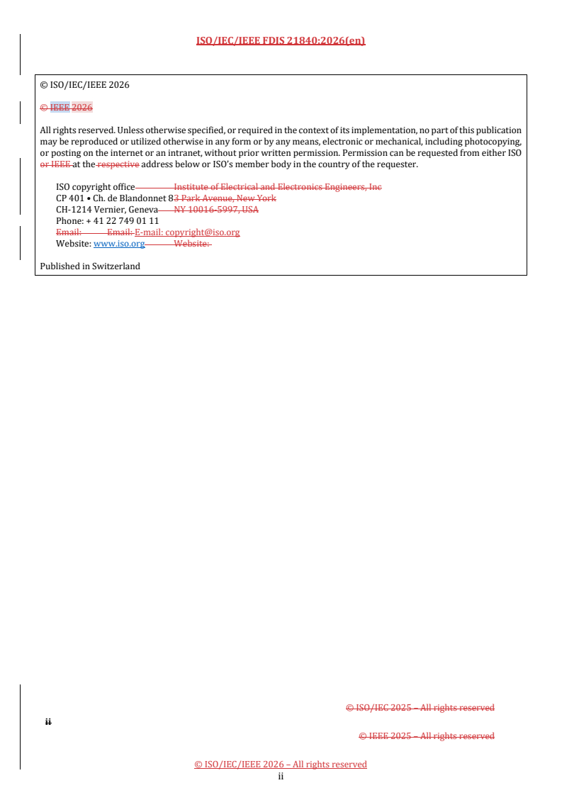 ISO/IEC/IEEE FDIS 21840 REDLINE ISO/IEC/IEEE FDIS 21840 - Systems and software engineering — Guidelines for the utilization of ISO/IEC/IEEE 15288 in the context of system of systems (SoS) - Page 2 preview