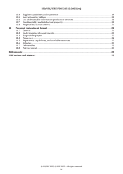 ISO/IEC/IEEE FDIS 26512 ISO/IEC/IEEE FDIS 26512 - Systems and software engineering — Requirements for acquirers and suppliers of information products and services
Released:11/25/2025 - Page 4 preview