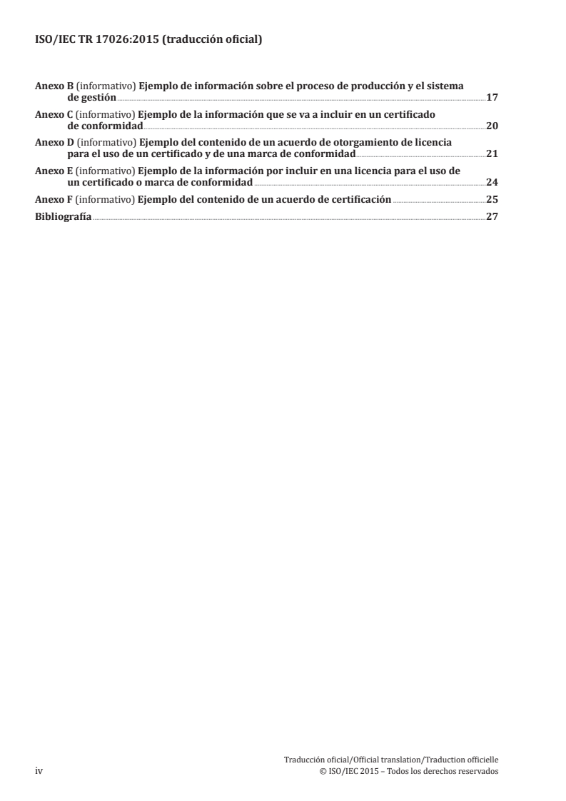 ISO/IEC TR 17026:2015 ISO/IEC TR 17026:2015 - Conformity assessment — Example of a certification scheme for tangible products/24/2017 - Page 4 preview
