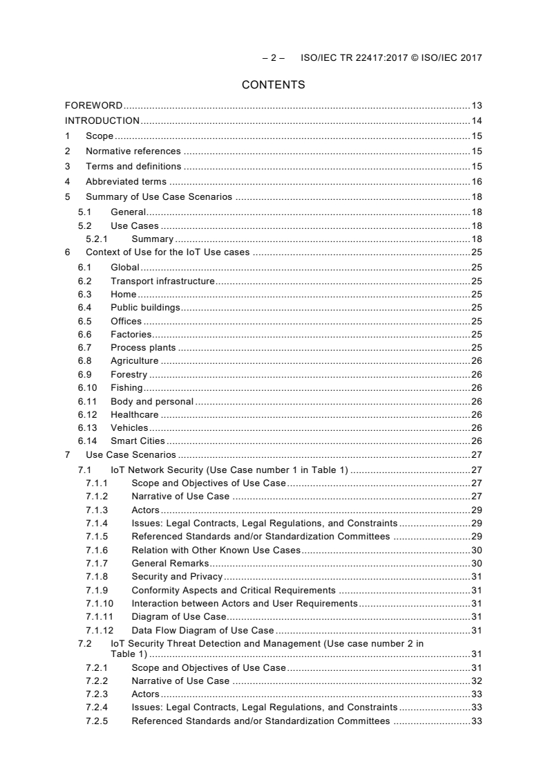 ISO/IEC TR 22417:2017 ISO/IEC TR 22417:2017 - Information technology — Internet of things (IoT) use cases/5/2017 - Page 4 preview