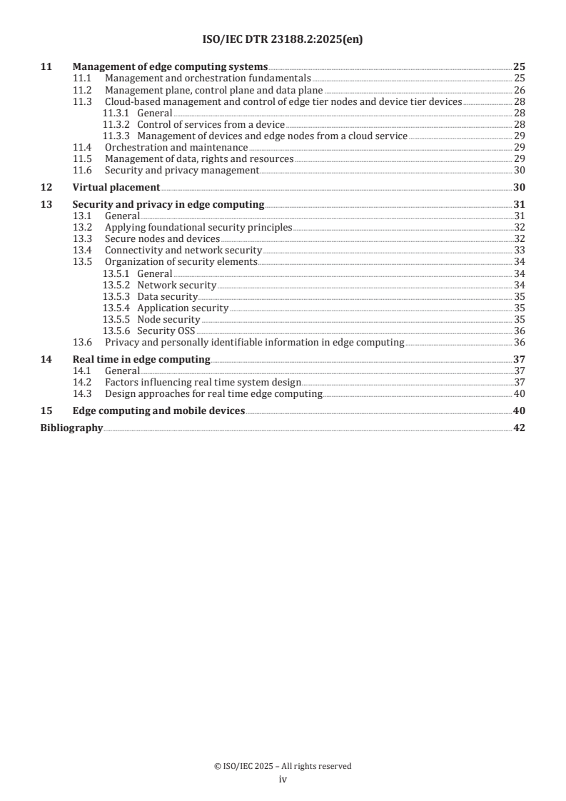 ISO/IEC DTR 23188.3 ISO/IEC TR 23188 - Information technology — Cloud computing — Edge computing landscape/10/2025 - Page 4 preview