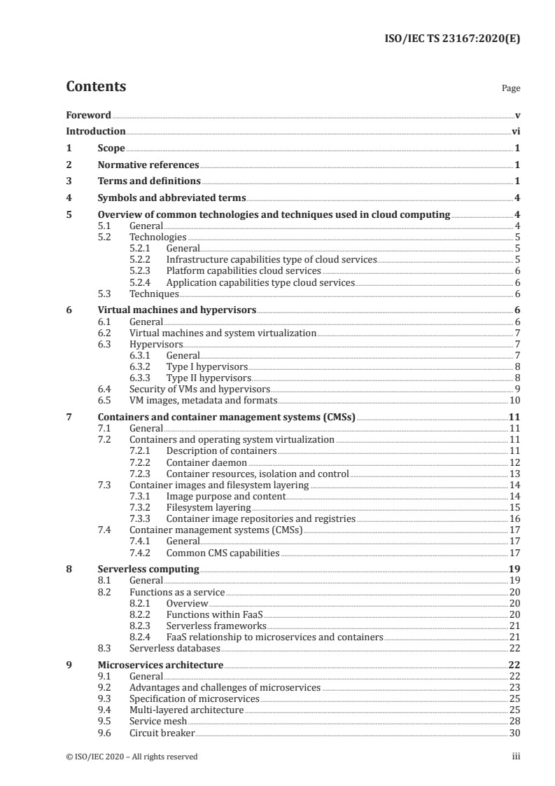 ISO/IEC TS 23167:2020 ISO/IEC TS 23167:2020 - Information technology — Cloud computing — Common technologies and techniques
Released:2/11/2020 - Page 3 preview