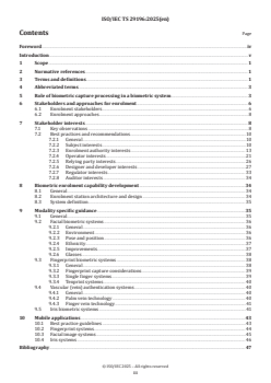 ISO/IEC TS 29196:2025 - Information technology — Guidance for biometric enrolment
Released:12. 12. 2025 - Page 3 preview