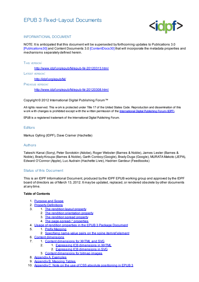 ISO/IEC TS 30135-7:2014 ISO/IEC TS 30135-7:2014 - Information technology — Digital publishing — EPUB3 — Part 7: EPUB3 Fixed-Layout Documents/5/2014 - Page 4 preview
