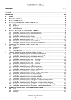 ISO/PAS 24305:2025 - Health informatics — Guidelines for implementation of HL7 FHIR based on ISO 13940:2015, ISO 13606-1:2019 and ISO 13606-3:2019
Released:3. 07. 2025 - Page 3 preview