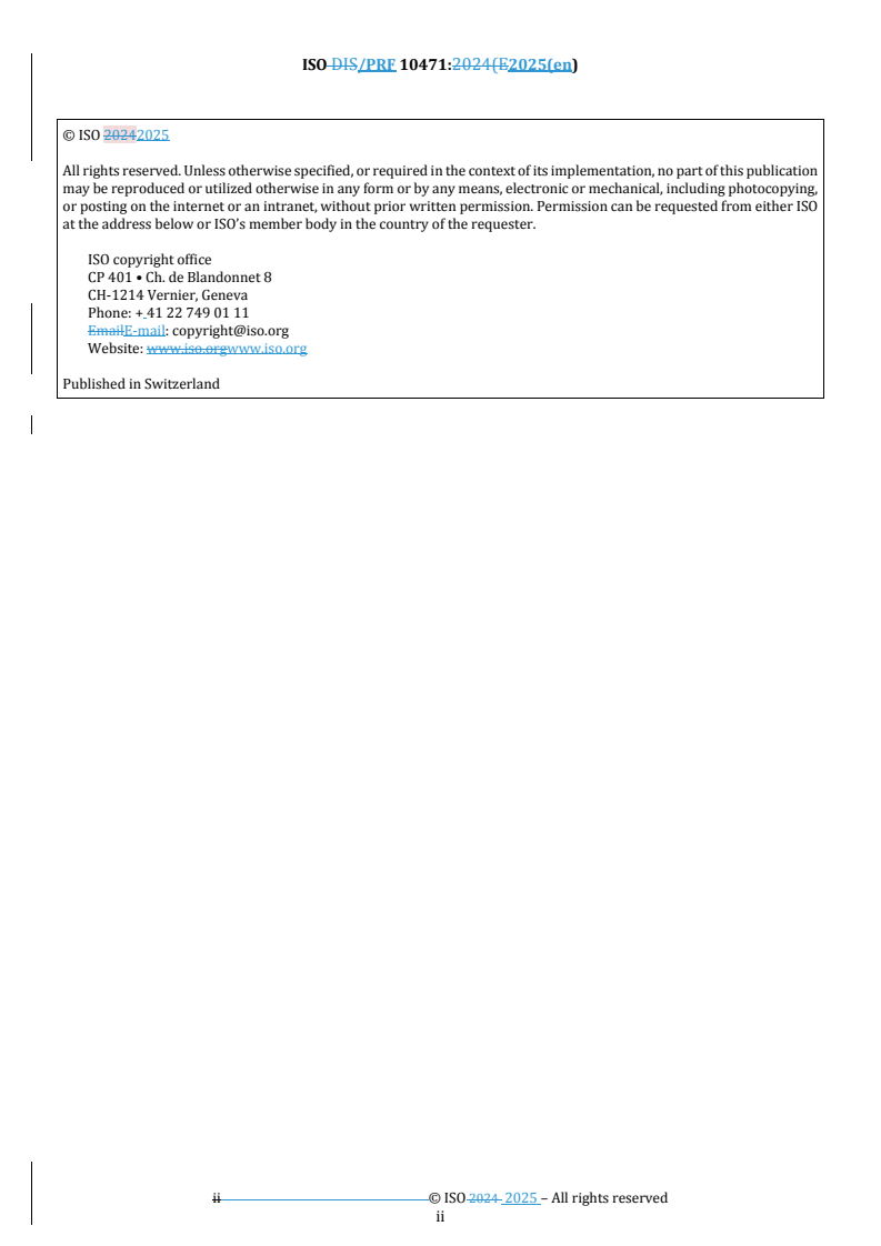 REDLINE ISO/PRF 10471 - Glass-reinforced thermosetting plastics (GRP) pipes — Determination of the long-term ultimate bending strain and the long-term ultimate relative ring deflection under wet conditions
Released:14. 07. 2025