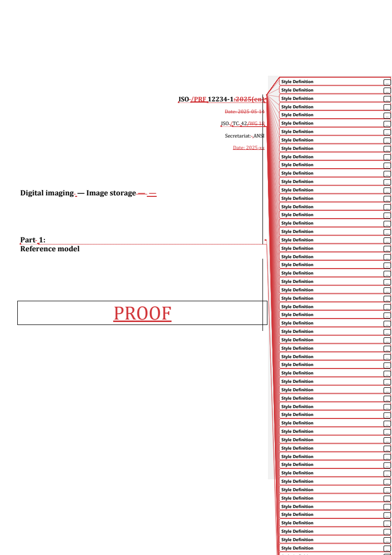 REDLINE ISO/PRF 12234-1 - Digital imaging — Image storage — Part 1: Reference model
Released:4. 06. 2025