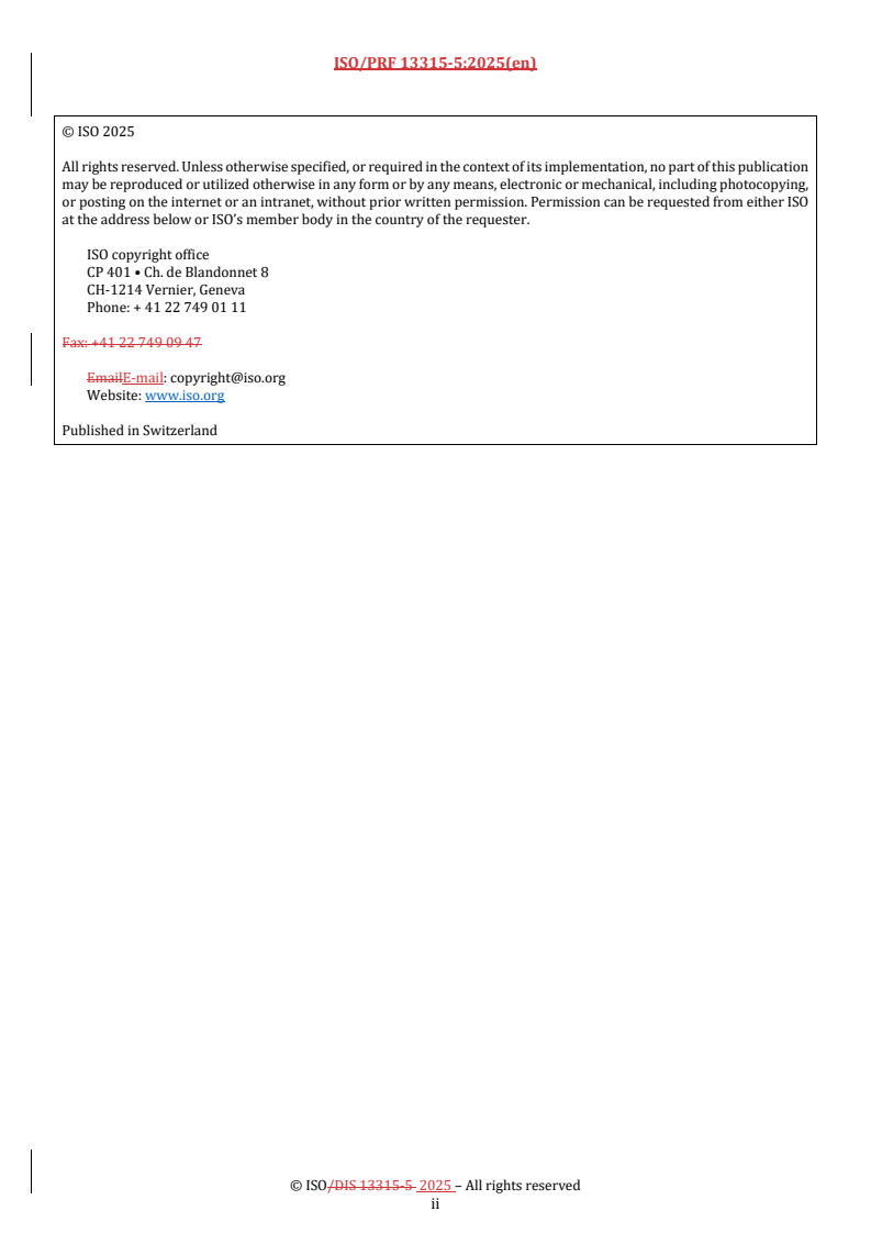 REDLINE ISO/PRF 13315-5 - Environmental management for concrete and concrete structures — Part 5: Execution of concrete structures
Released:10/1/2025