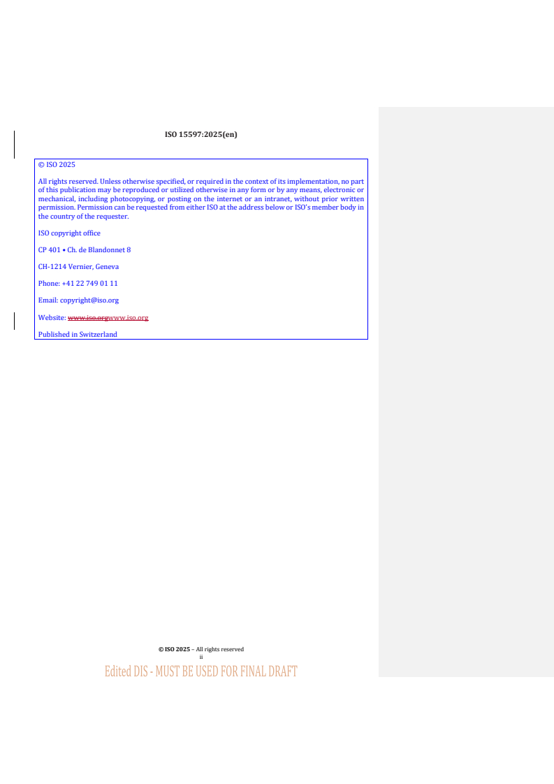 REDLINE ISO/PRF 15597 - Petroleum and related products — Determination of chlorine and bromine content — Wavelength-dispersive X-ray fluorescence spectrometry
Released:19. 06. 2025