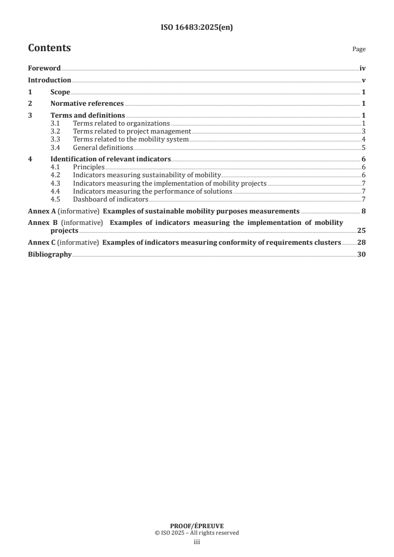 ISO 16483 ISO/PRF 16483 - Sustainable mobility and transportation — Digital governance — Indicators
Released:11/24/2025 - Page 3 preview