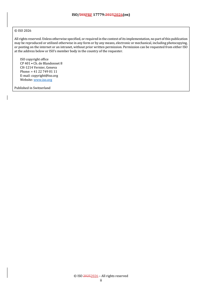 ISO 17779 REDLINE ISO/PRF 17779 - Brazing — Specification and qualification of brazing procedures for metallic materials - Page 2 preview