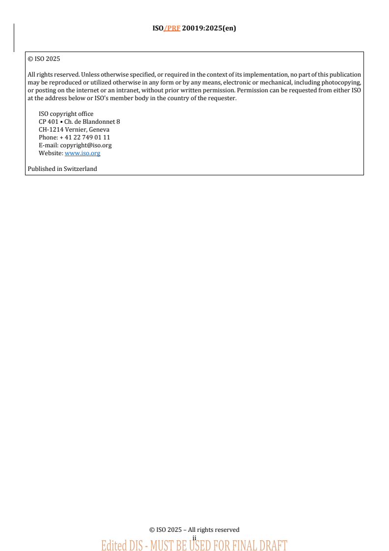 REDLINE ISO/PRF 20019 - Agricultural vehicles — Mechanical connections on towed vehicles — Dimensions for hitch rings
Released:11. 08. 2025