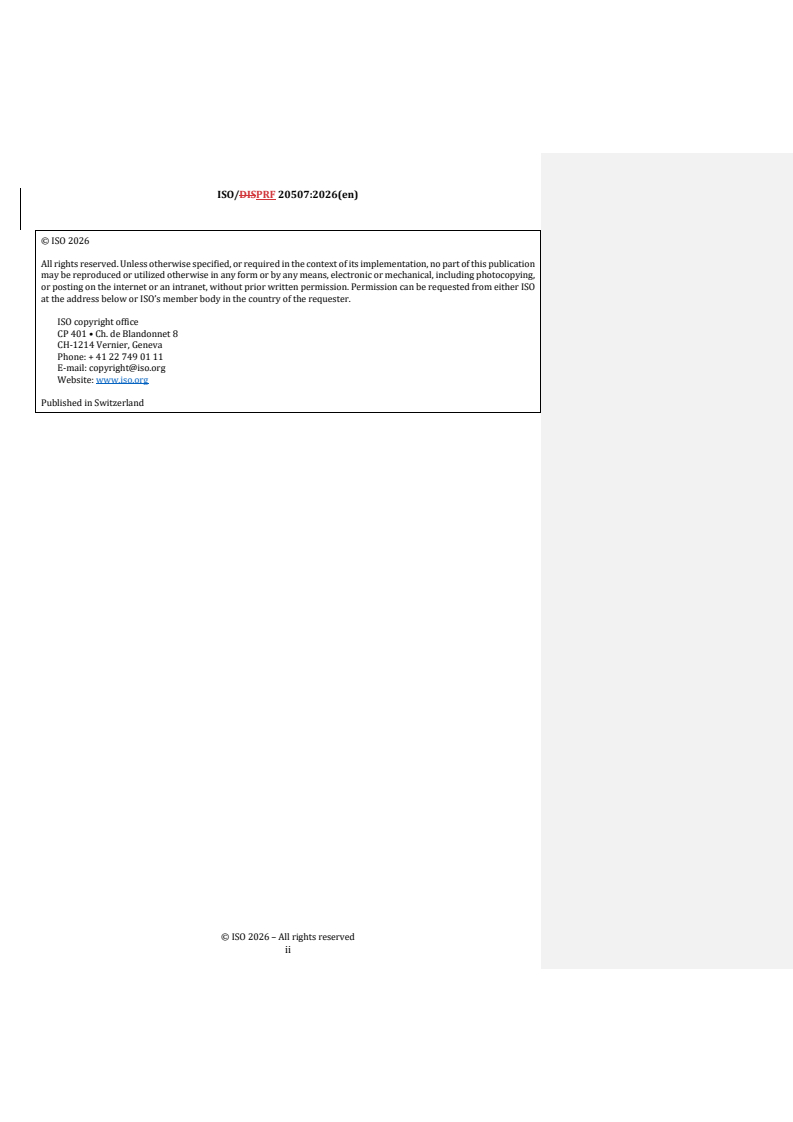 ISO 20507 REDLINE ISO/PRF 20507 - Fine ceramics (advanced ceramics, advanced technical ceramics) — Vocabulary - Page 2 preview