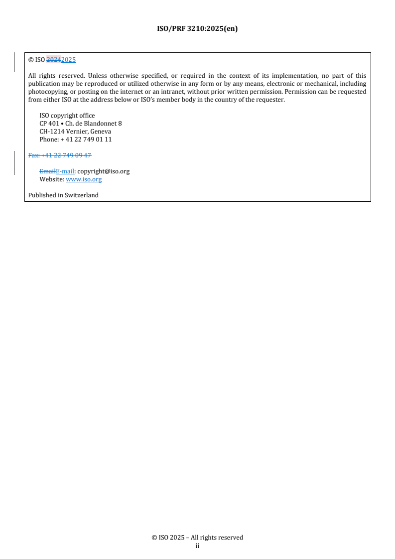 REDLINE ISO/PRF 3210 - Anodizing of aluminium and its alloys — Assessment of quality of sealed anodic oxidation coatings by measurement of the loss of mass after immersion in acid solution(s)
Released:13. 08. 2025