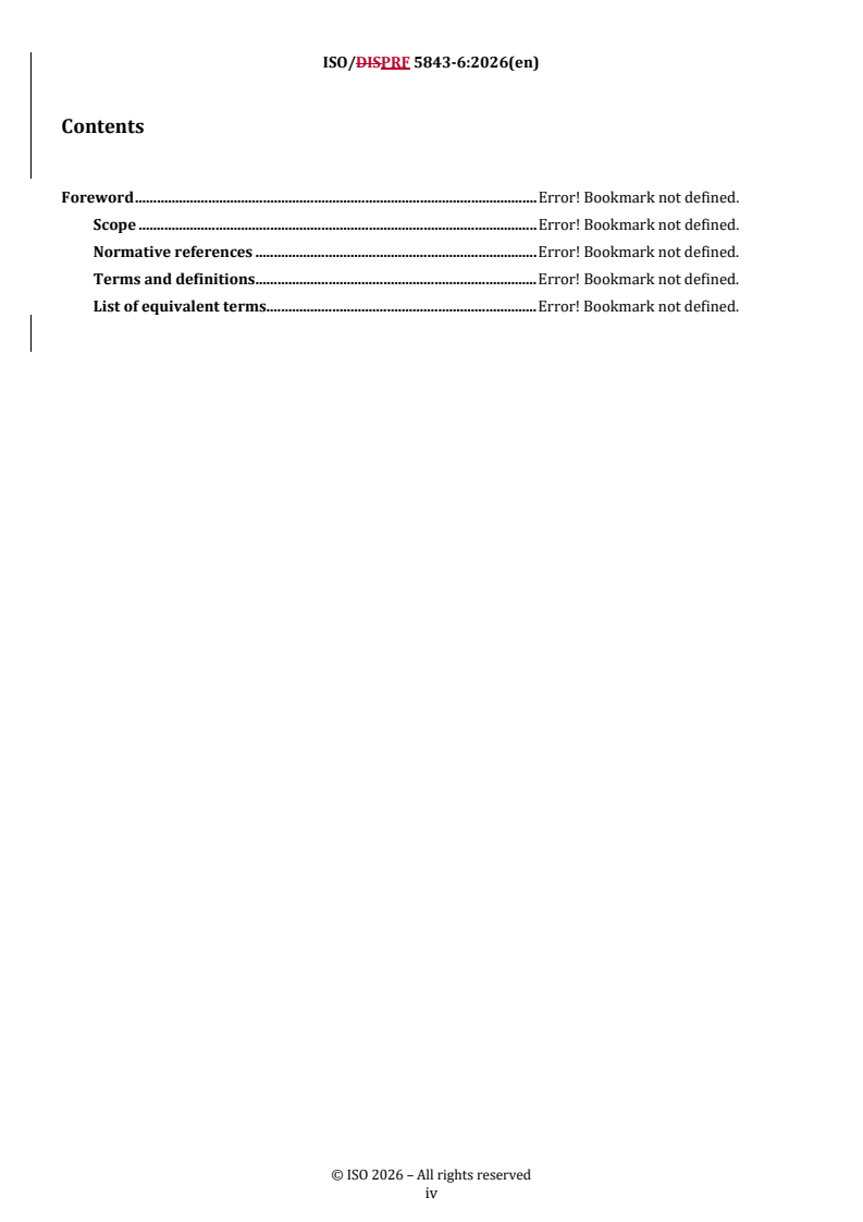 ISO 5843-6 REDLINE ISO/PRF 5843-6 - Aerospace — List of equivalent terms — Part 6: Standard atmosphere - Page 4 preview
