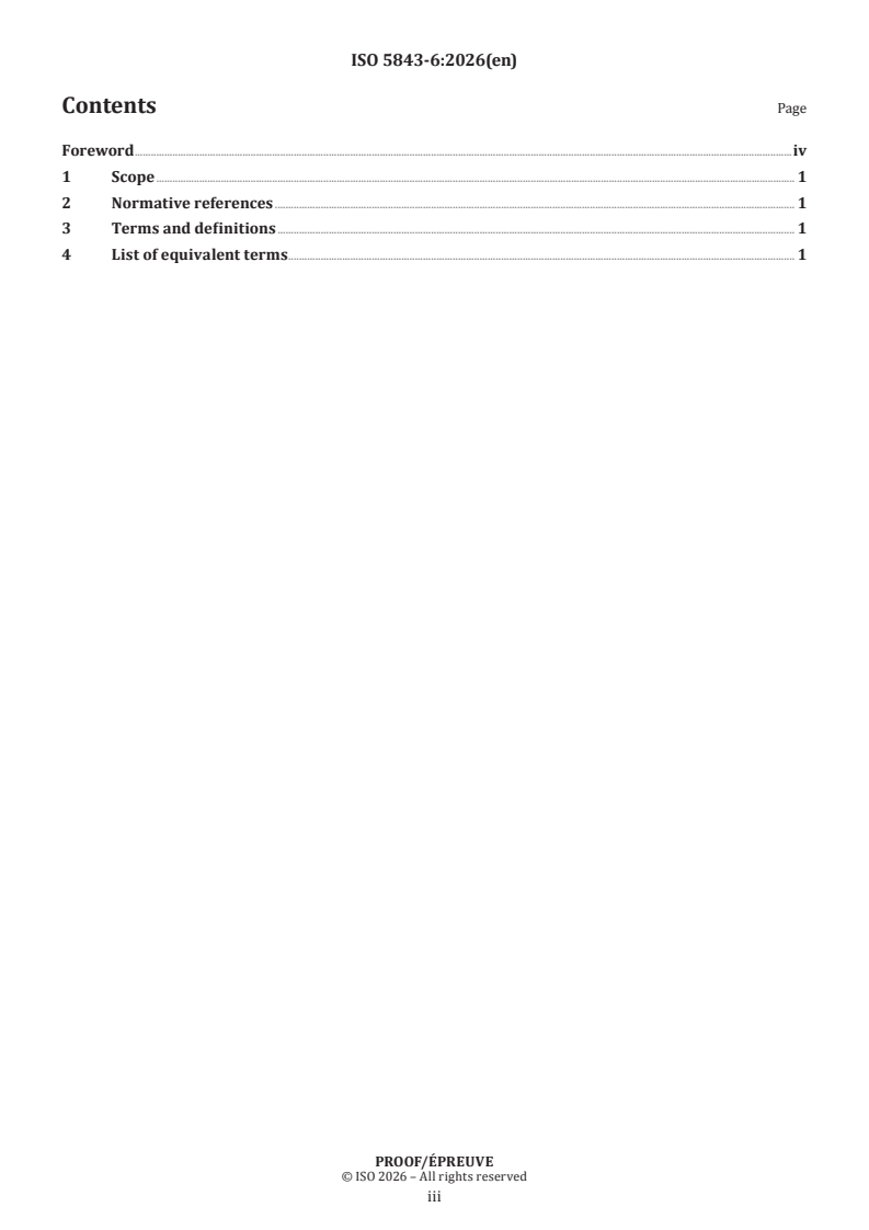 ISO 5843-6 ISO/PRF 5843-6 - Aerospace — List of equivalent terms — Part 6: Standard atmosphere - Page 3 preview