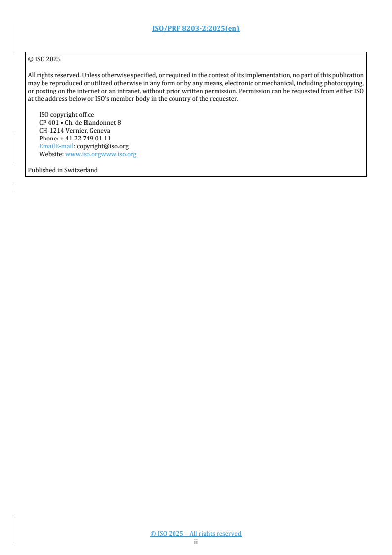 REDLINE ISO/PRF 8203-2 - Fibre-reinforced plastic composites — Non-destructive testing — Part 2: Array and air-coupled ultrasonics
Released:11. 07. 2025