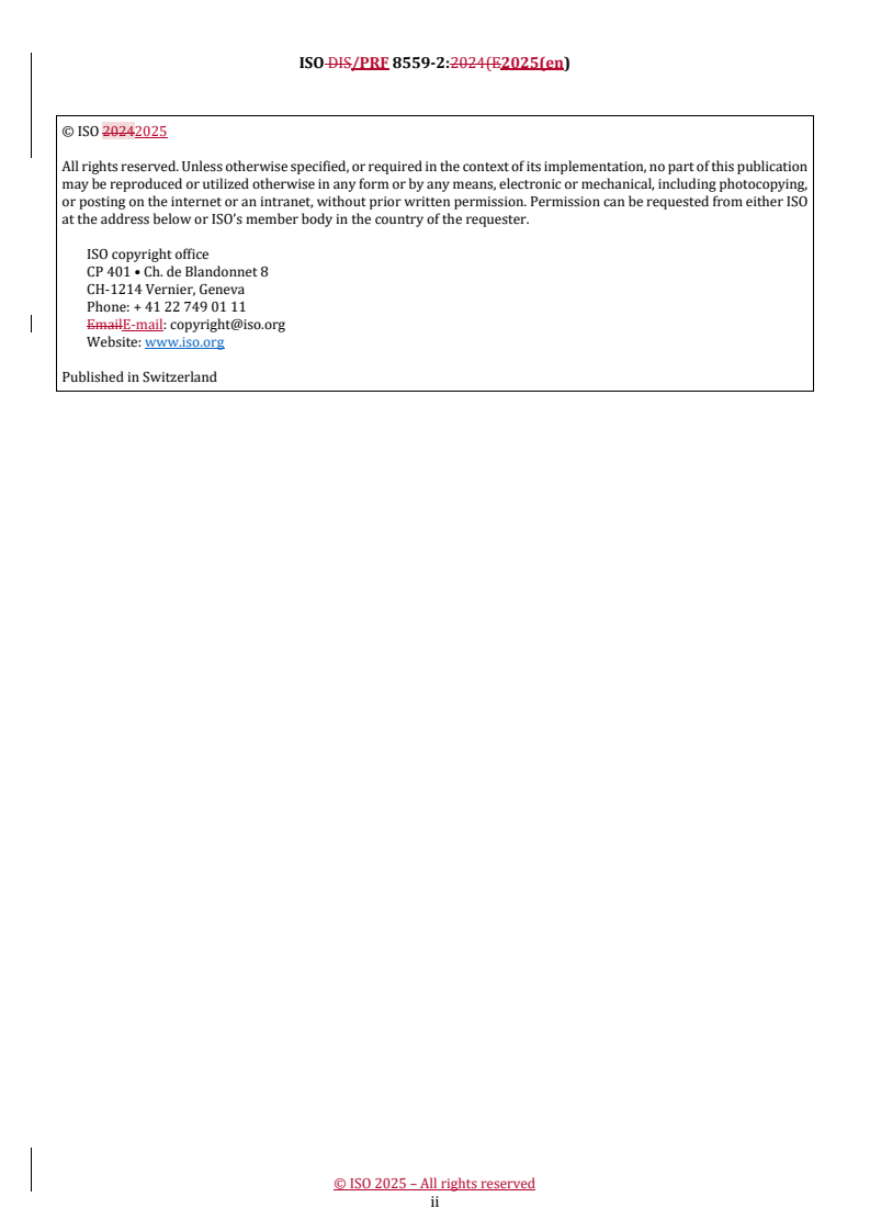 REDLINE ISO/PRF 8559-2 - Size designation of clothes — Part 2: Primary and secondary dimension indicators
Released:24. 07. 2025