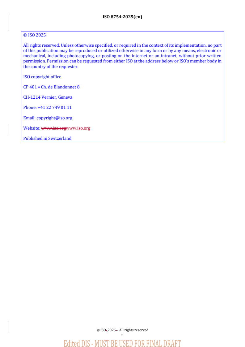 REDLINE ISO/PRF 8754 - Petroleum products — Determination of sulfur content — Energy-dispersive X-ray fluorescence spectrometry
Released:17. 06. 2025