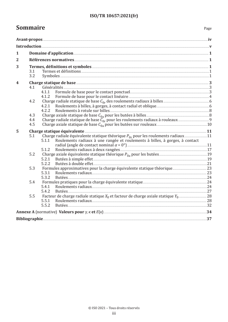 ISO/TR 10657:2021 ISO/TR 10657:2021 - Notes explicatives sur l'ISO 76 - Page 3 preview