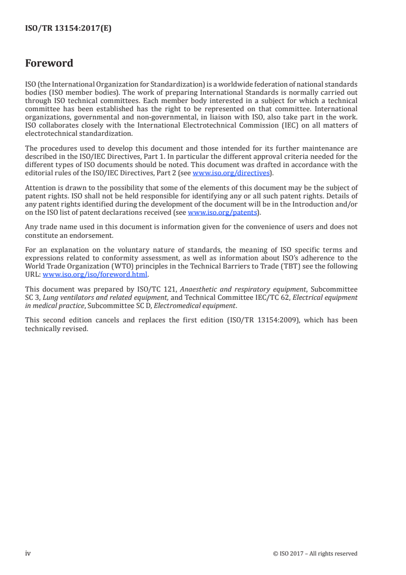 ISO/TR 13154:2017 ISO/TR 13154:2017 - Medical electrical equipment — Deployment, implementation and operational guidelines for identifying febrile humans using a screening thermograph/17/2017 - Page 4 preview