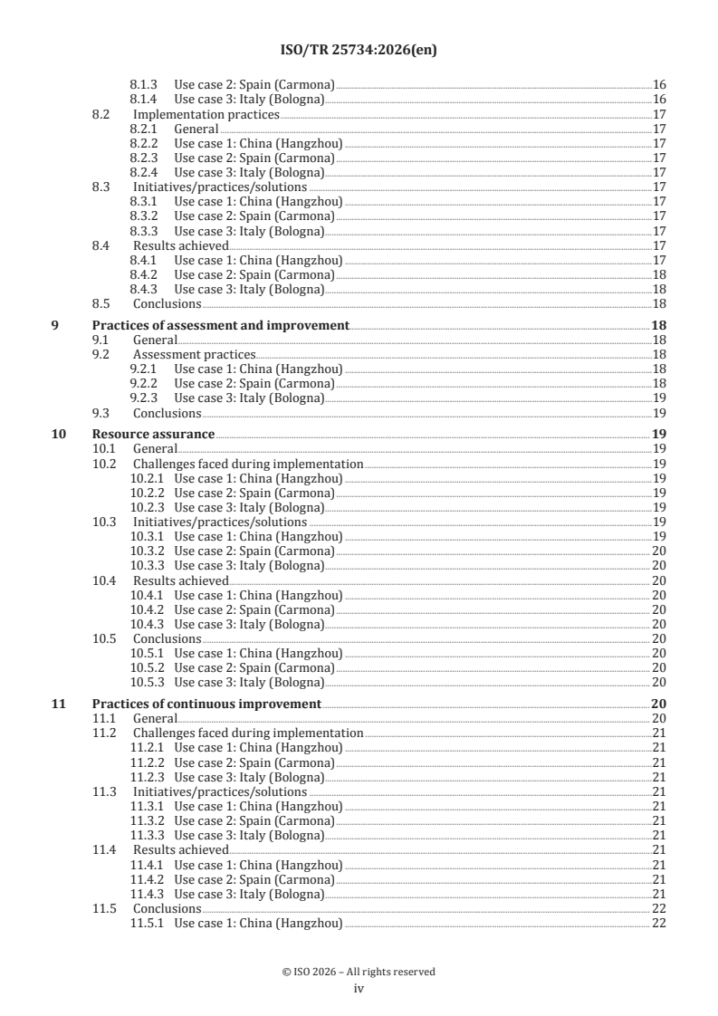 ISO/TR 25734:2026 ISO/TR 25734:2026 - Tourism and related services — Staff training of tourist information services — Case studies - Page 4 preview