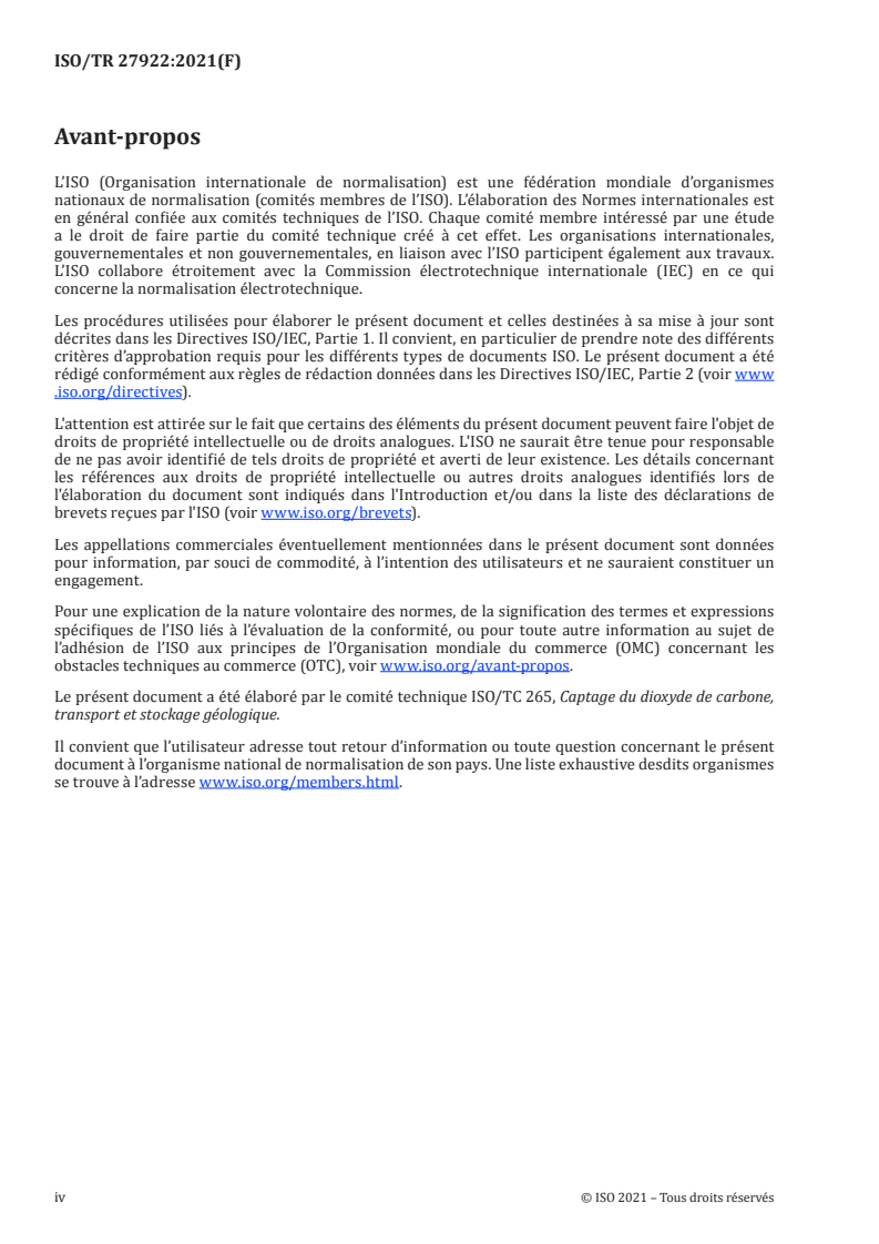 ISO/TR 27922:2021 ISO/TR 27922:2021 - Captage du dioxyde de carbone — Vue d'ensemble des technologies de captage du dioxyde de carbone dans l'industrie du ciment
Released:2/4/2021 - Page 4 preview