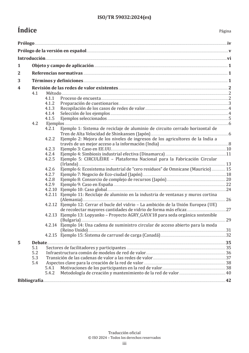 ISO/TR 59032:2024 ISO/TR 59032:2024 - Circular economy — Review of existing value networks/12/2026 - Page 3 preview