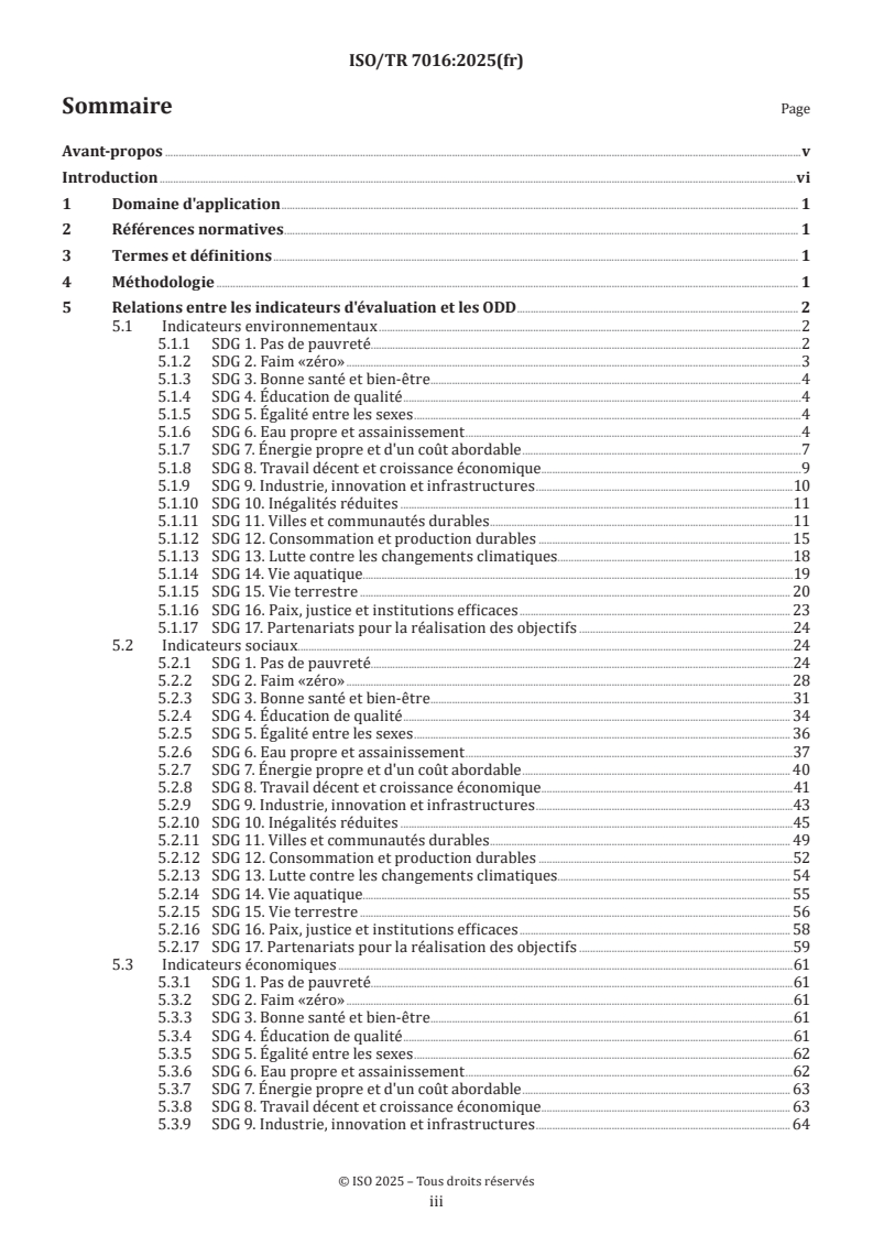 ISO/TR 7016:2025 ISO/TR 7016:2025 - Lien entre les contributions des ouvrages de génie civil au développement durable et la réalisation des Objectifs de développement durable
Released:10/9/2025 - Page 3 preview