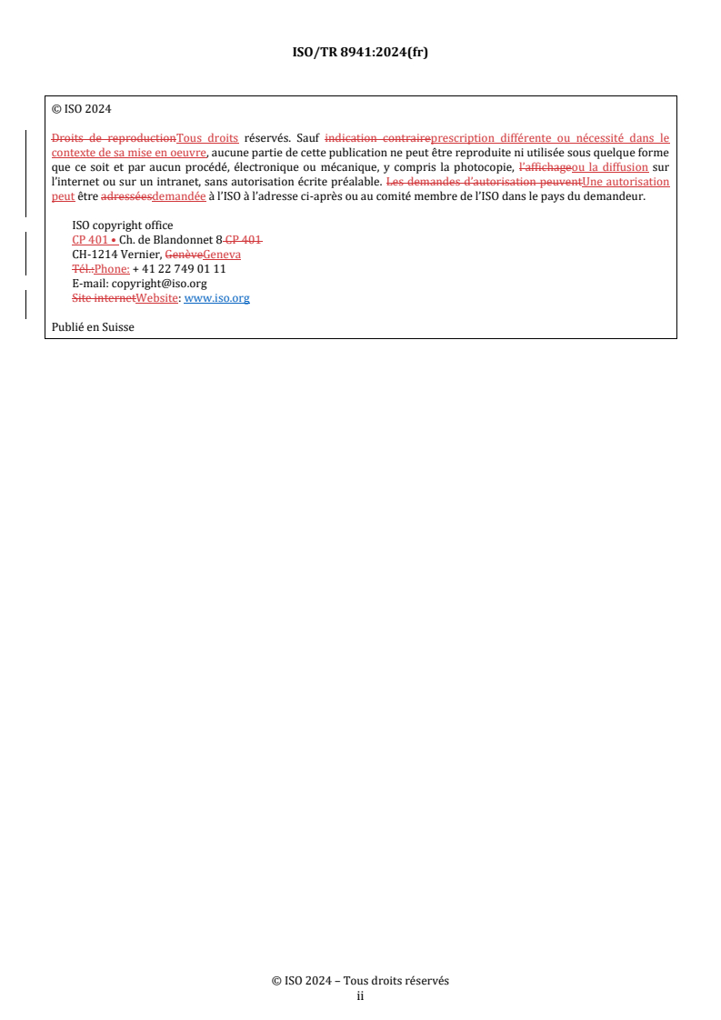 REDLINE ISO/TR 8941:2024 - Infrastructure ferroviaire — Machines de construction, de maintenance et d'inspection montées sur rail — Explication du type de machine
Released:21. 05. 2025
