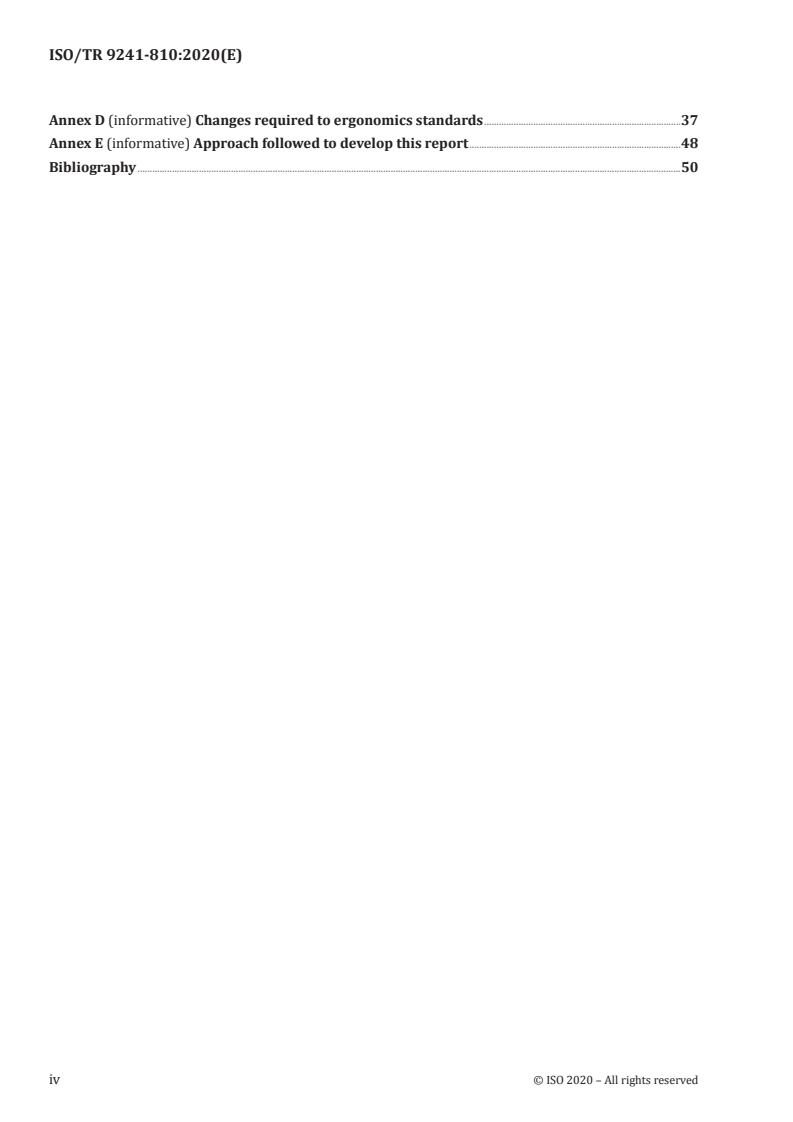 ISO/TR 9241-810:2020 ISO/TR 9241-810:2020 - Ergonomics of human-system interaction — Part 810: Robotic, intelligent and autonomous systems/2/2020 - Page 4 preview