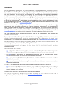 ISO/TS 11665-13:2025 - Measurement of radioactivity in the environment — Air: radon 222 — Part 13: Determination of the diffusion coefficient in waterproof materials: membrane two-side activity concentration test method
Released:12/3/2025 - Page 4 preview