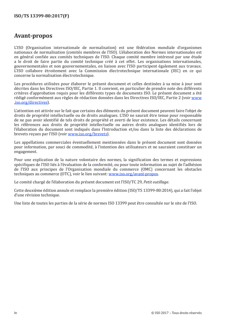 ISO/TS 13399-80:2017 ISO/TS 13399-80:2017 - Représentation et échange des données relatives aux outils coupants — Partie 80: Création et échange de modèles 3D — Vue d'ensemble et principes/11/2018 - Page 4 preview