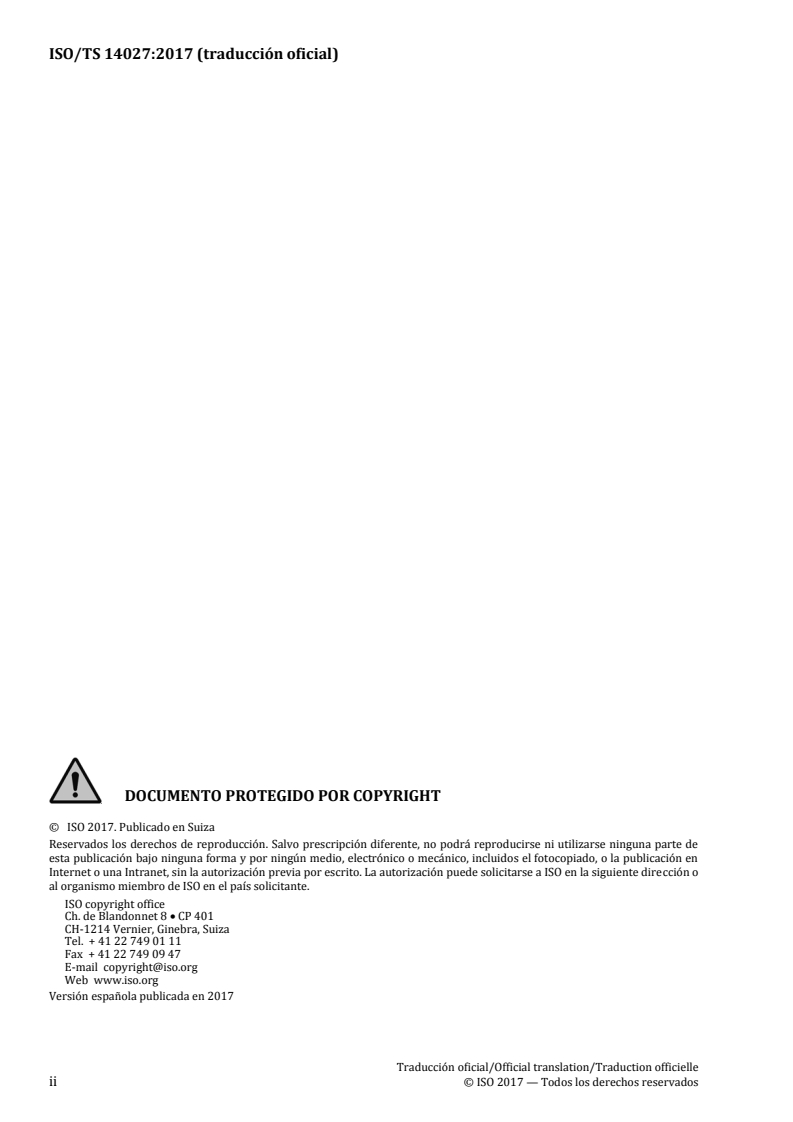ISO/TS 14027:2017 ISO/TS 14027:2017 - Environmental labels and declarations — Development of product category rules/26/2018 - Page 2 preview