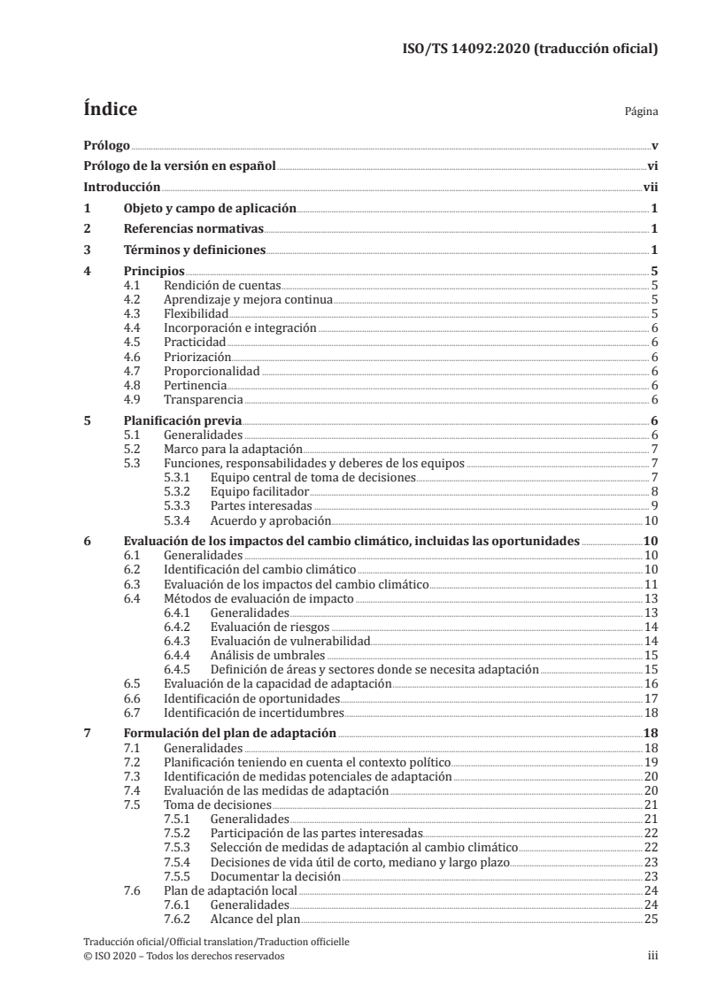 ISO/TS 14092:2020 ISO/TS 14092:2020 - Adaptation to climate change — Requirements and guidance on adaptation planning for local governments and communities/29/2021 - Page 3 preview