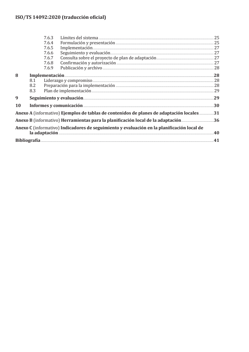 ISO/TS 14092:2020 ISO/TS 14092:2020 - Adaptation to climate change — Requirements and guidance on adaptation planning for local governments and communities/29/2021 - Page 4 preview