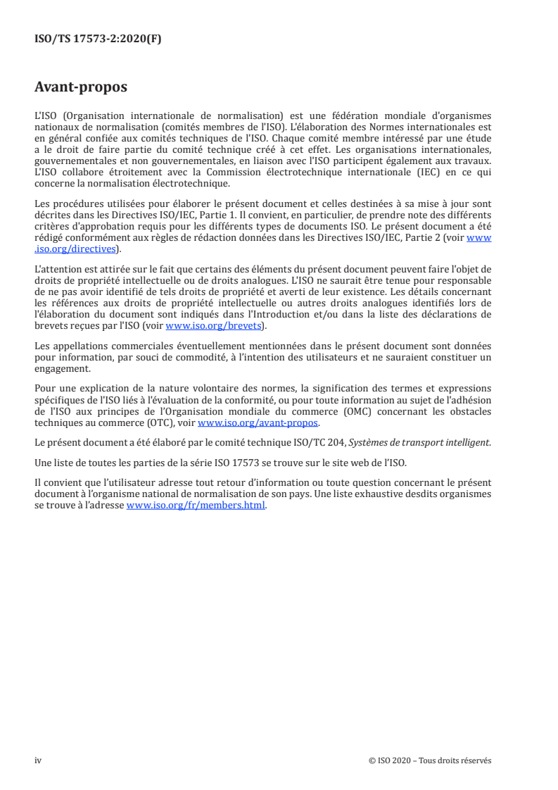 ISO/TS 17573-2:2020 ISO/TS 17573-2:2020 - Perception de télépéage – Architecture de systèmes pour le péage lié aux véhicules — Partie 2: Vocabulaire/5/2020 - Page 4 preview