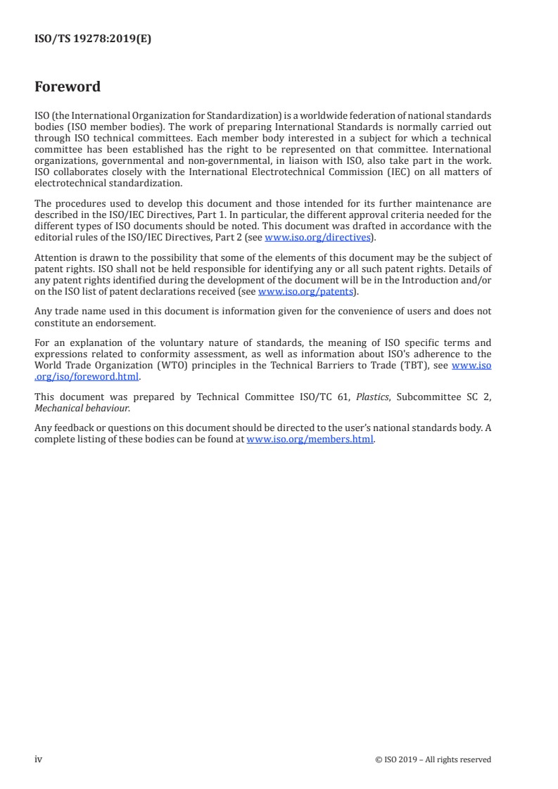 ISO/TS 19278:2019 ISO/TS 19278:2019 - Plastics — Instrumented micro-indentation test for hardness measurement/1/2019 - Page 4 preview