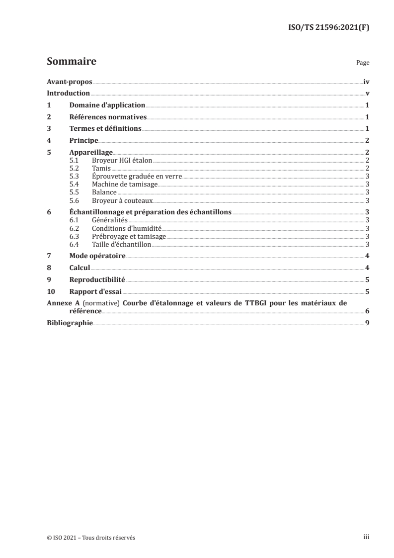 ISO/TS 21596:2021 ISO/TS 21596:2021 - Biocombustibles solides — Détermination de la broyabilité — Méthode de type Hardgrove pour les combustibles de biomasses traitées thermiquement
Released:10/22/2021 - Page 3 preview
