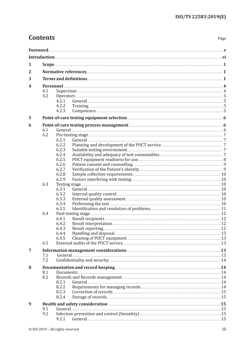 ISO/TS 22583:2019 ISO/TS 22583:2019 - Guidance for supervisors and operators of point-of-care testing (POCT) devices
Released:11/18/2019 - Page 3 preview