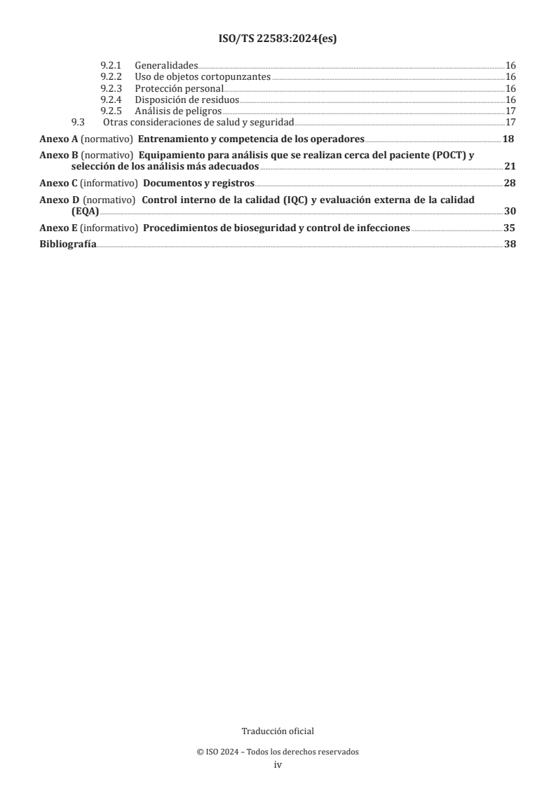 ISO/TS 22583:2024 ISO/TS 22583:2024 - Requirements and recommendations for supervisors and operators of point-of-care testing (POCT) equipment
Released:17. 11. 2025 - Page 4 preview