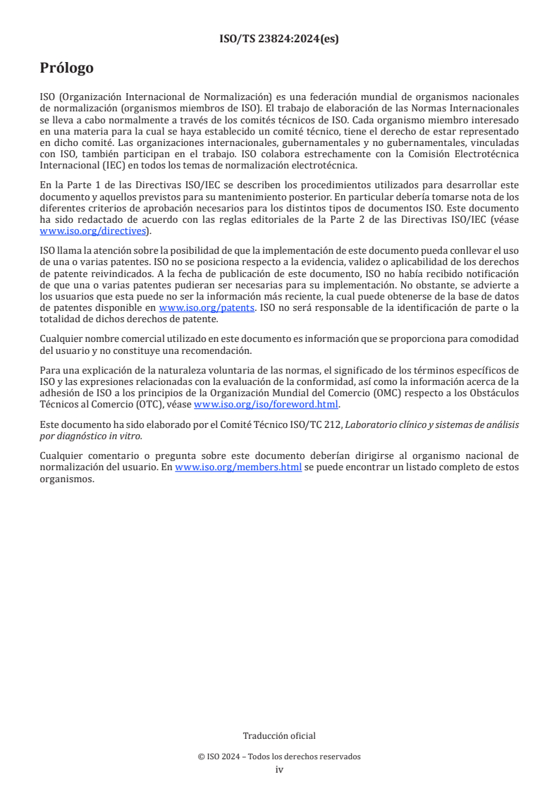 ISO/TS 23824:2024 ISO/TS 23824:2024 - Medical laboratories — Guidance on application of ISO 15189 in anatomic pathology
Released:18. 06. 2025 - Page 4 preview