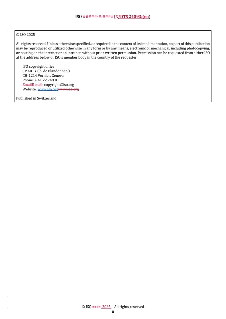 ISO/TS 24593 REDLINE ISO/TS 24593 - Establishment of a master plan for water supply — Evaluation of water demand/21/2025 - Page 2 preview
