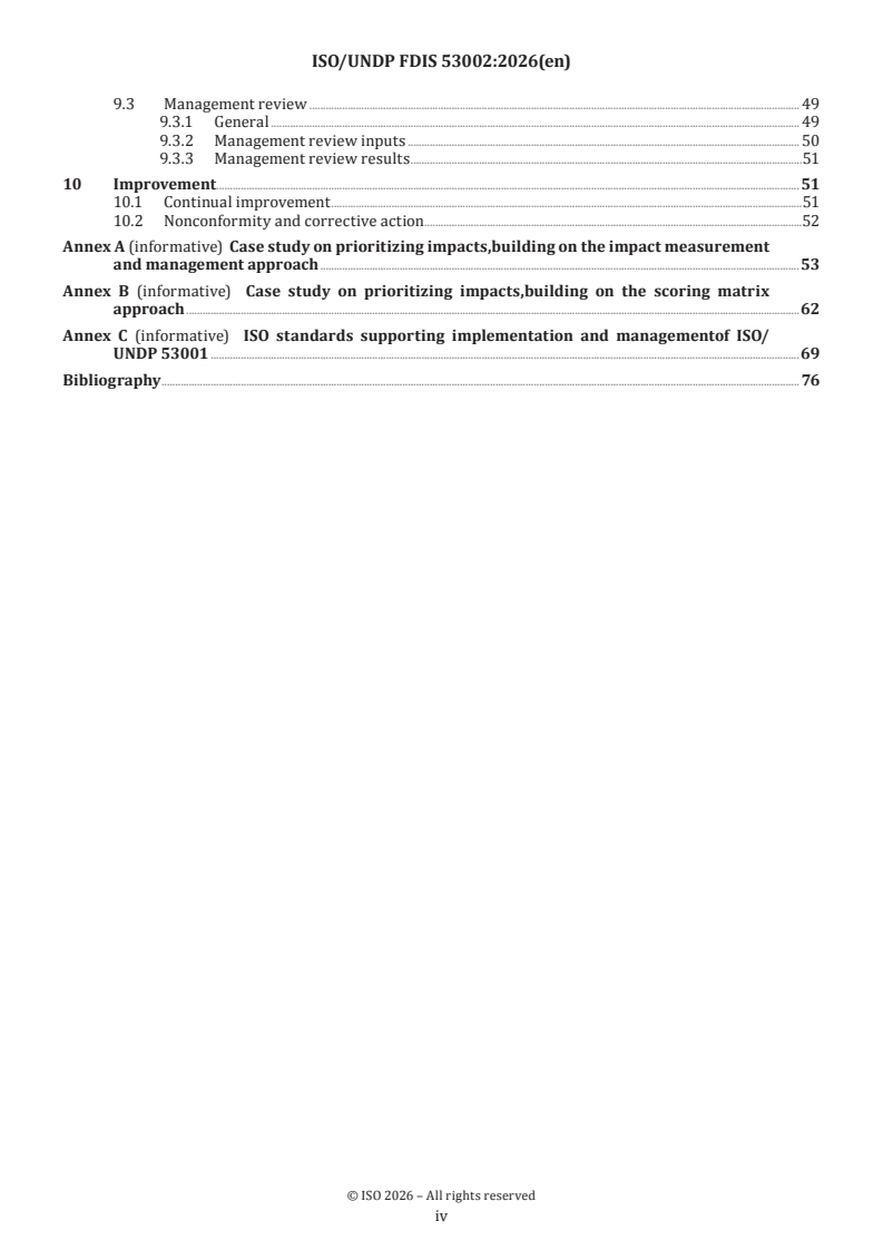 ISO/UNDP FDIS 53002 ISO/UNDP FDIS 53002 - Management systems for the United Nations Sustainable Development Goals (SDGs) — Implementation guidance - Page 4 preview