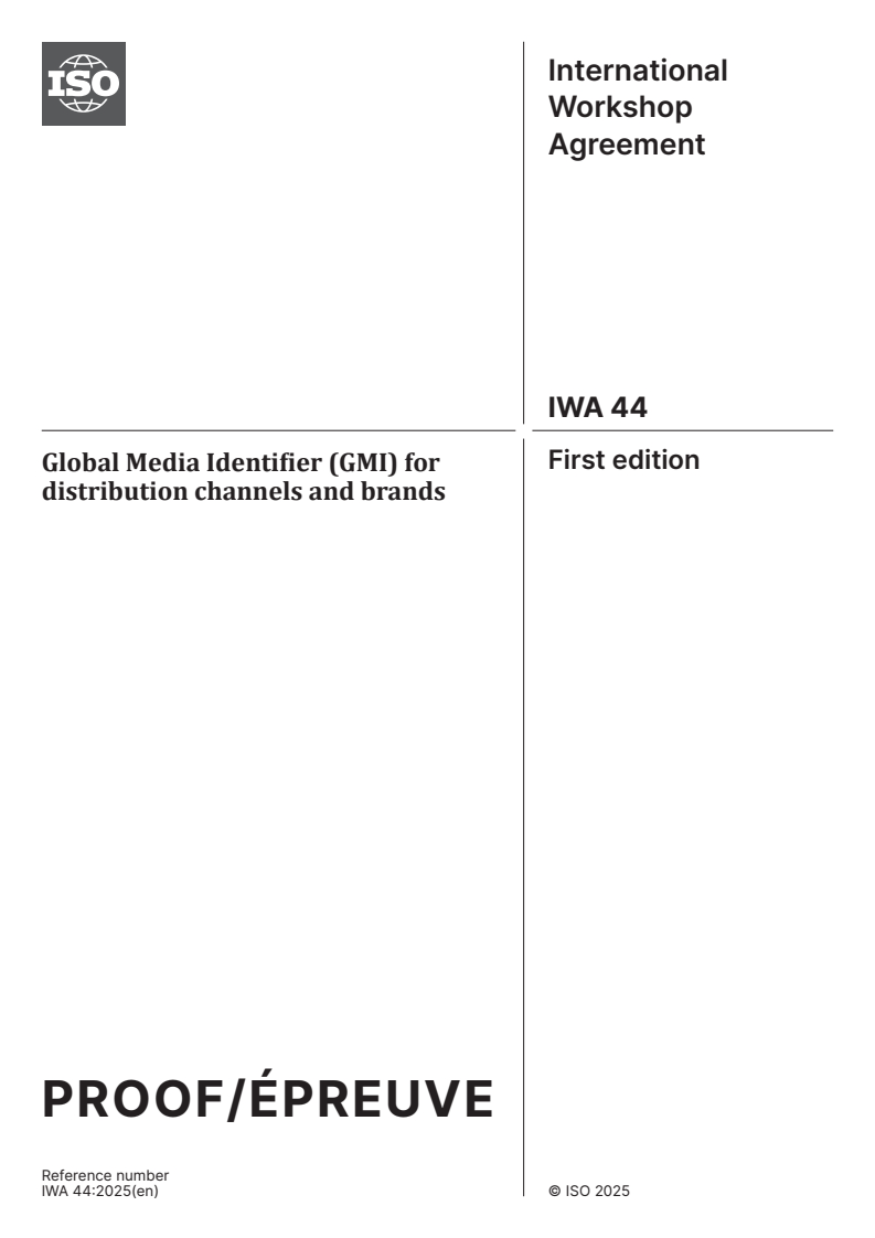 PRF IWA 44 - Global Media Identifier (GMI) for distribution channels and brands
Released:20. 05. 2025