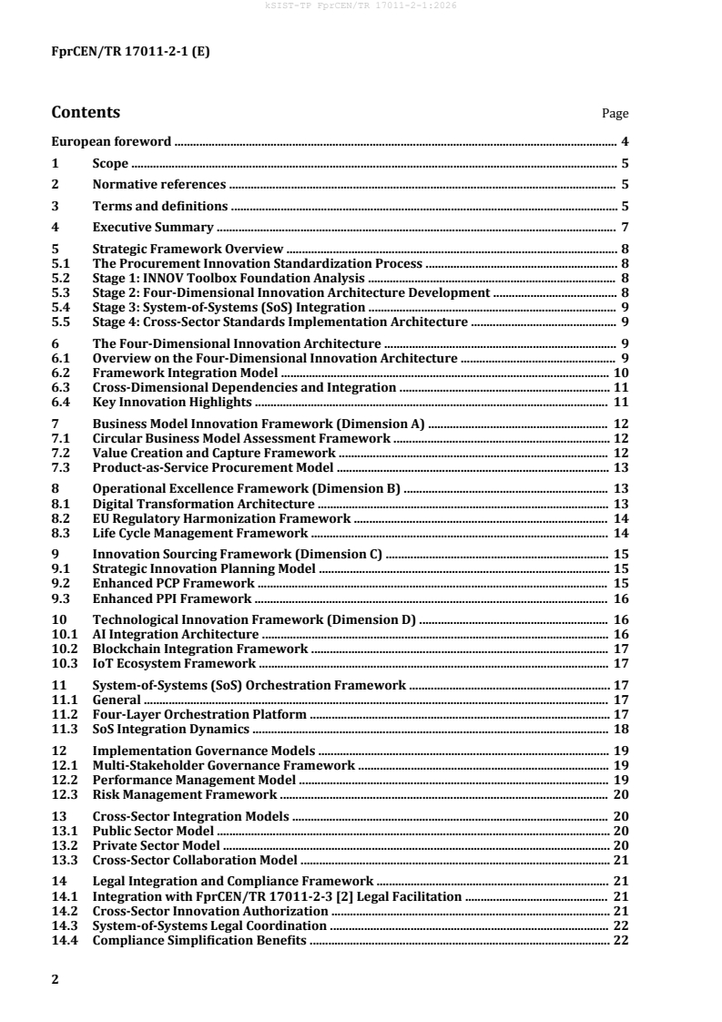 FprCEN/TR 17011-2-1 kTP FprCEN/TR 17011-2-1:2026 - Page 4 preview