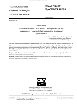 CEN/TR 18238:2025 kTP FprCEN/TR 18238:2025 - BARVE - Page 3 preview