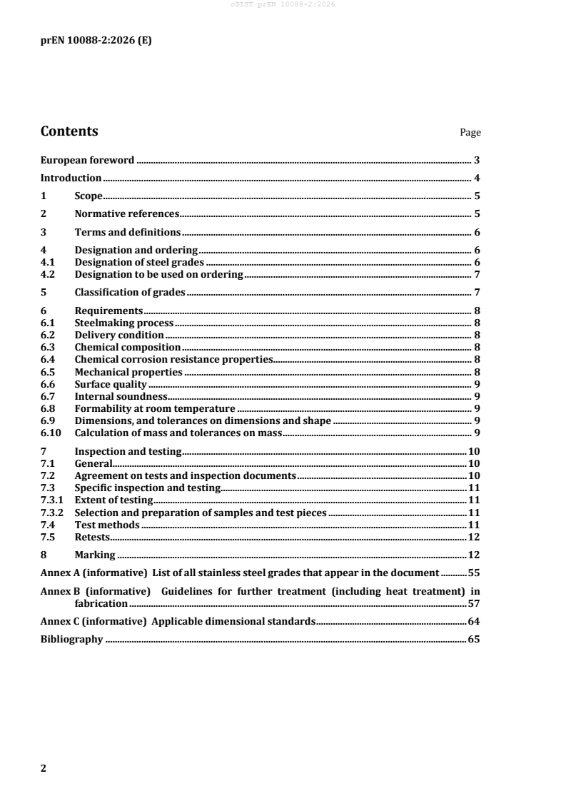 prEN 10088-2 prEN 10088-2:2026 - Page 4 preview